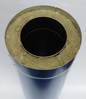 Труба утепленная (сэндвич) нерж/оцинк L1000 D 150/250 1mm